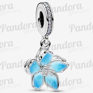 Pandora Blue Blossom Dangle Charm
